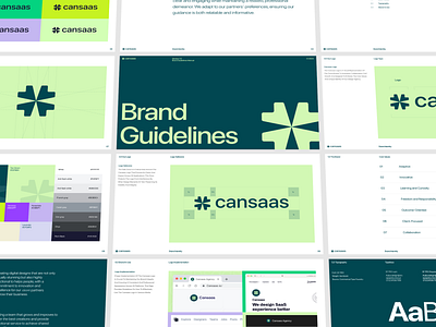 Cansaas Branding agency brand brand guidelines brand identity branding cansaas clean corporate identity design logo logo branding logo design logo identity logo type minimal saas software as a service