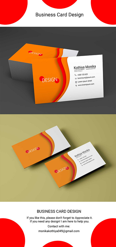 Business/Visiting Card Design branding bussness card design graphic design mokup photoshop vector