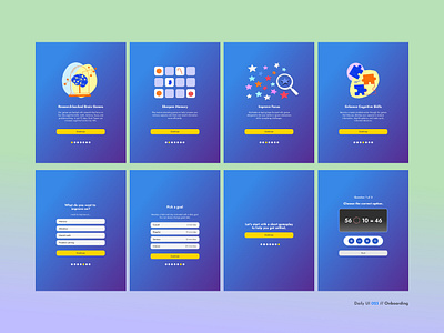 Daily UI Challenge #023 - Onboarding challenge daily ui daily ui 23 game app game interface game onboaring onboarding onboarding interface ui