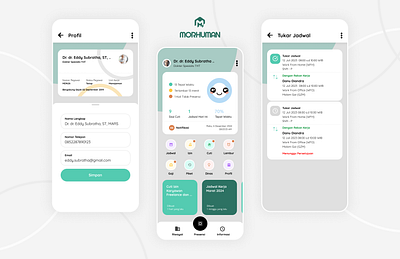 HRIS Mobile Apps attendance green hris human mobile mobile app morhuman ux