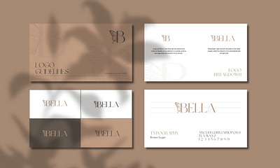 Bella - Women Clothing brand board brand book brand designer brand guide brand guidelines brand identity brand manual brand style guide branding clothing brand corporate identity feminine brand graphic design logo logo designer mood board visual identity