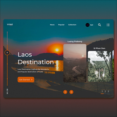 Laos Web Design 3d animation app appdesign branding design graphic design illustration landing page laos logo motion graphics ui uidesign ux uxdesign web web design website website design