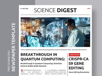 Science Newspaper Free Google Docs Template article docs free google docs templates free newspaper template free template free template google docs gazette google google docs google docs newspaper template journal news paper newspaper newspaper template school newspaper science journal science newspaper science newspaper template template