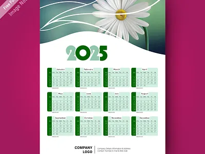 Poster Calendar 2025 2025 calenda branding calendar calendar design calendar template graphic design illustration