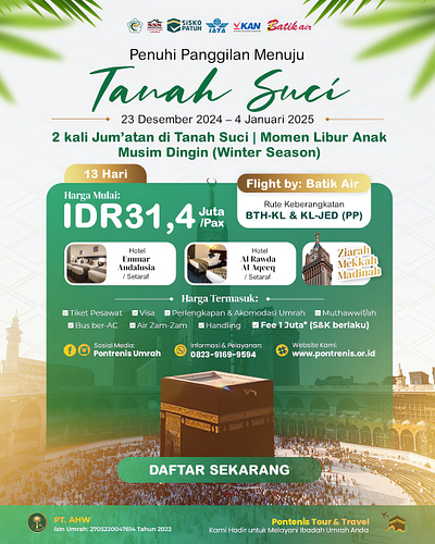 UMRAH CAMPAIGN FLAYER content design design education design graphic design minimalist design modern design