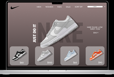 Nike for you! graphic design ui