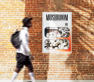 Mushroom illustration infographic ux research