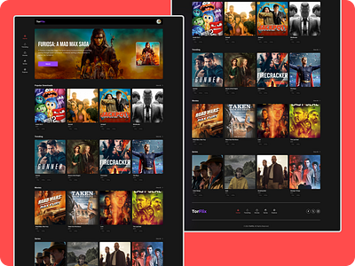 TorFlix(Movie Website) design figma framer logo logo design mockup movie movie website movie website design movie website ui template torflix ui user experience user experience design user interface user interface design ux web web design