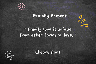 Chooku Font font foryou handwriting handwritten notes quotes simple typography