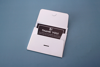 Thank You Card Branding Paper Material brand identity client thank you card corporate stationery custom branding customer engagement marketing collateral packaging design printed materials