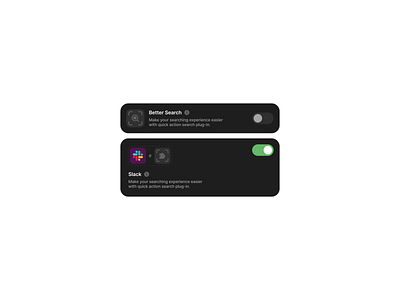 Permissions app button component dark mode design design system figma integration landing page minimalist modal permissions plug in settings slider switch ui ui design ui kit widget