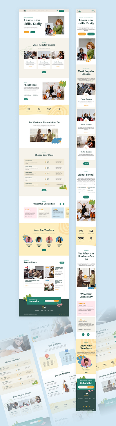 Highs figma design music school template professional design responsive design seo optimized template ui design user friendly design web designer webdesign webdesigners webflow webflow design webflow template webflow website website design