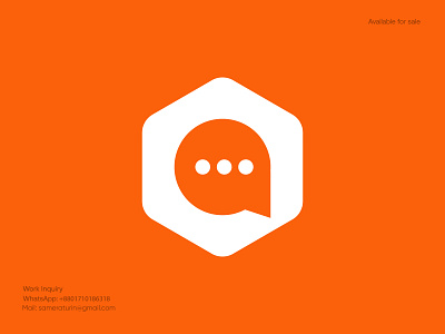 chat app icon logo, logo design, chat logo abstract logo chat chat icon chat logo communication logo connection logo contract flat logo iso app logo logo design logo designer memorable logo minimalist logo mobile app logo professional logo simple logo web logo