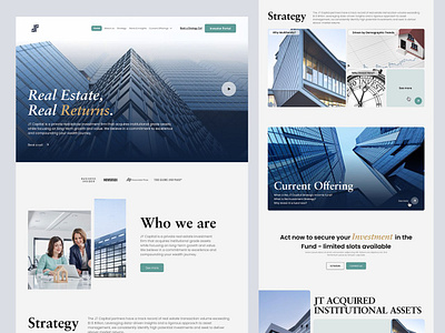 Real Estate Website Landing Page UI Design brand identity branding figma graphic design landing page logo real estate real estate design real estate website ui ui design uiux ux design web web dev website website design website development