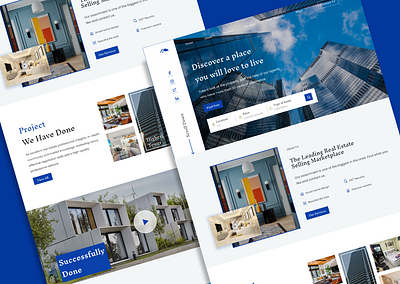 Real Estate Landing page landing page real real estate ui ui design