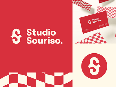 Studio Souriso | Branding branding graphic design letter s logo logotype red visiting card visual identity