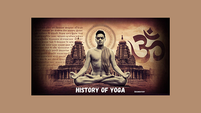 History of Yoga Documentary Thumbnail history of yoga thumbnail thumbnail design yoga