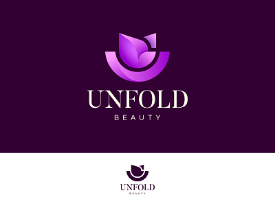 Unfold Beauty Logo Design, Rose + U, Flower Logo, Beauty Logo beauty logo beauty salon beauty salon logo beauty spa logo brand identity branding creative logo feminine logo logo logo design logodesigner logos logotype modern flower logo modern logo rose logo spa logo symbol u logo design vector