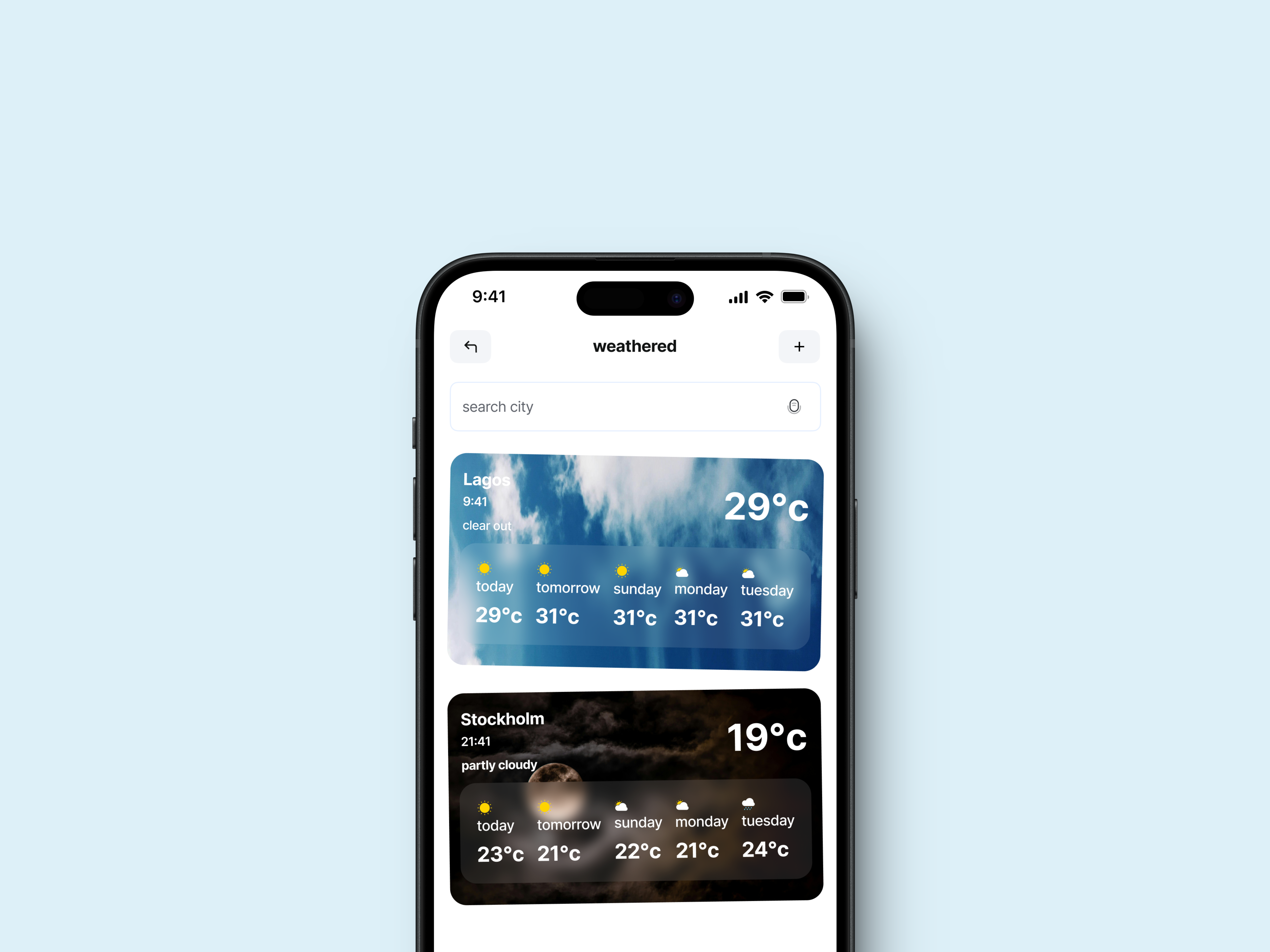 Example of Mobile App Design