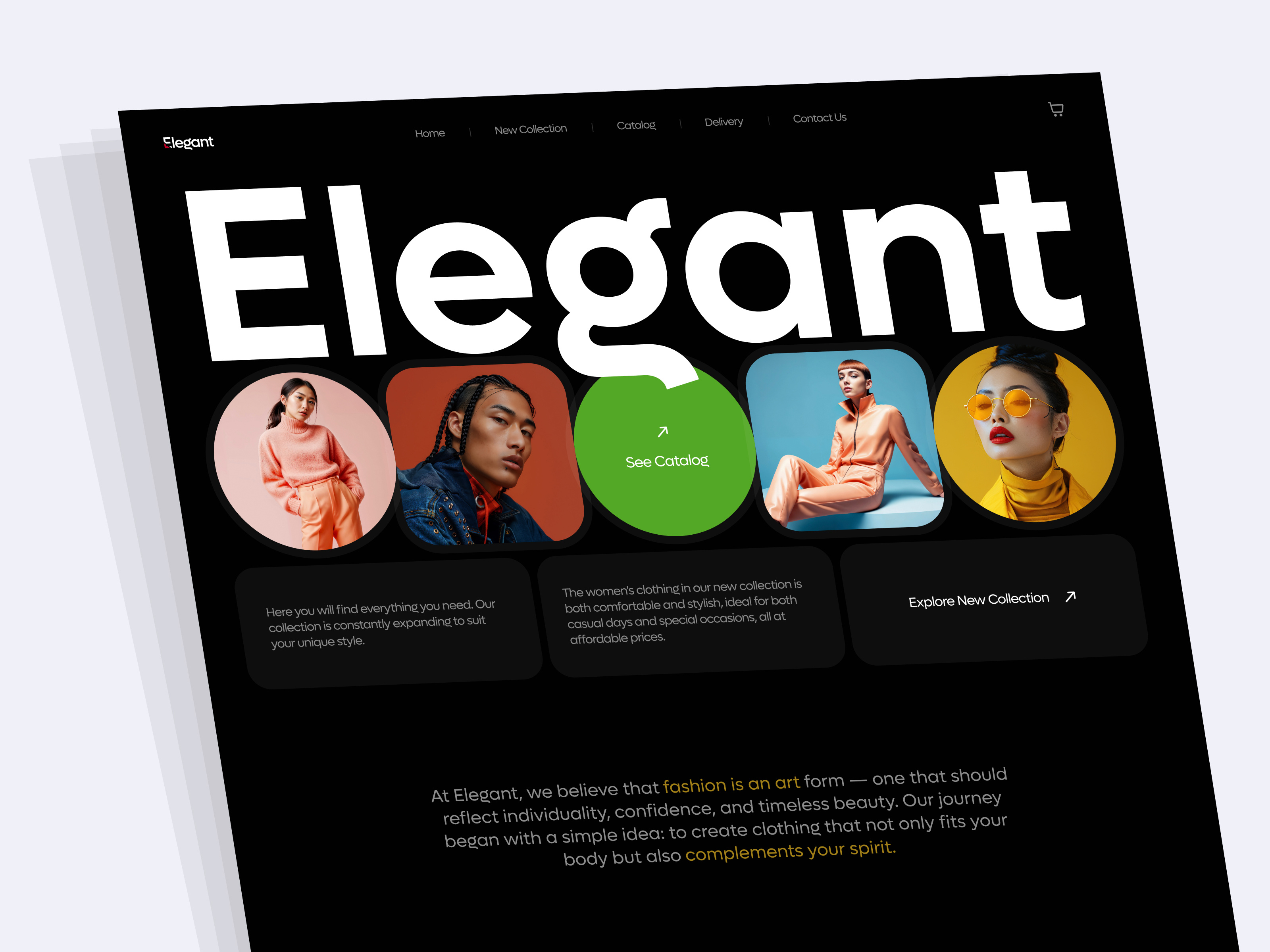 Example of Landing Page Design