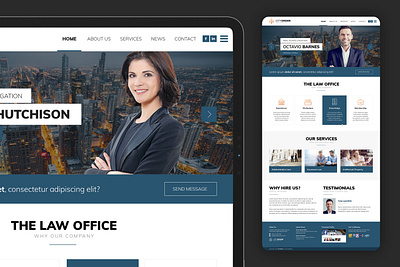 The Law Office Concept design graphic design ux