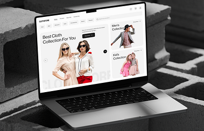 CLOTHSTORE - Find What Suites You app design case study design ecommerce design ecommerce ui ecommerce website design landing page design responsive design ui uiux user experience user experience design user interface user interface design user research ux web page design webpage design website design