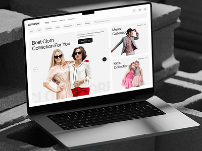 CLOTHSTORE - Find What Suites You app design case study design ecommerce design ecommerce ui ecommerce website design landing page design responsive design ui uiux user experience user experience design user interface user interface design user research ux web page design webpage design website design
