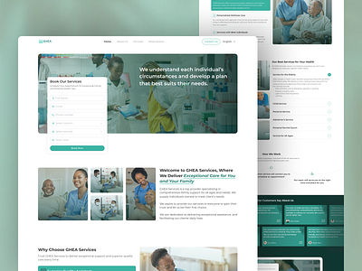 Medical Services Web Revamp landing page medical medical services product product design redesign responsive revamp ui ux web design website