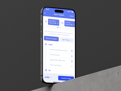 Courier Delivery App UI Design app design app designer app ui app ux behance courier delivery daily design dashboard design design inspiration dribbble figma landing page ui dashboard ui designer ui inspiration ui trends uiux user interface ux design ux designer