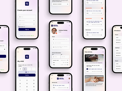 Modern eLearning App | Mobile App | UI/UX e learning figma mobile app mobile design modern ui design uiux user experience user interface