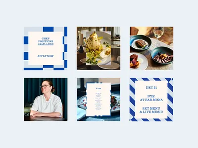 Bar Mona branding graphic design