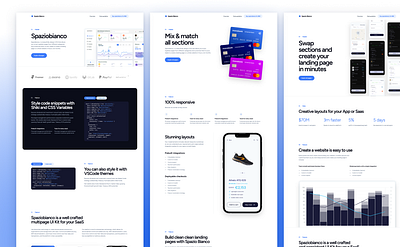 Spazio Bianco UI KIT — Astro JS & Tailwind CSS astrojs clean light mode mdx modern saas tailwind css ui kit