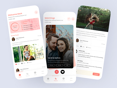 Adopt Swipe - Parental App Design app app design app design ui app ui design app ui for kids app app ui ux baby care app ui design baby care design design kids app design kids app ui ux kids finding app design parent finding app design parent finidng app design parental app design ui