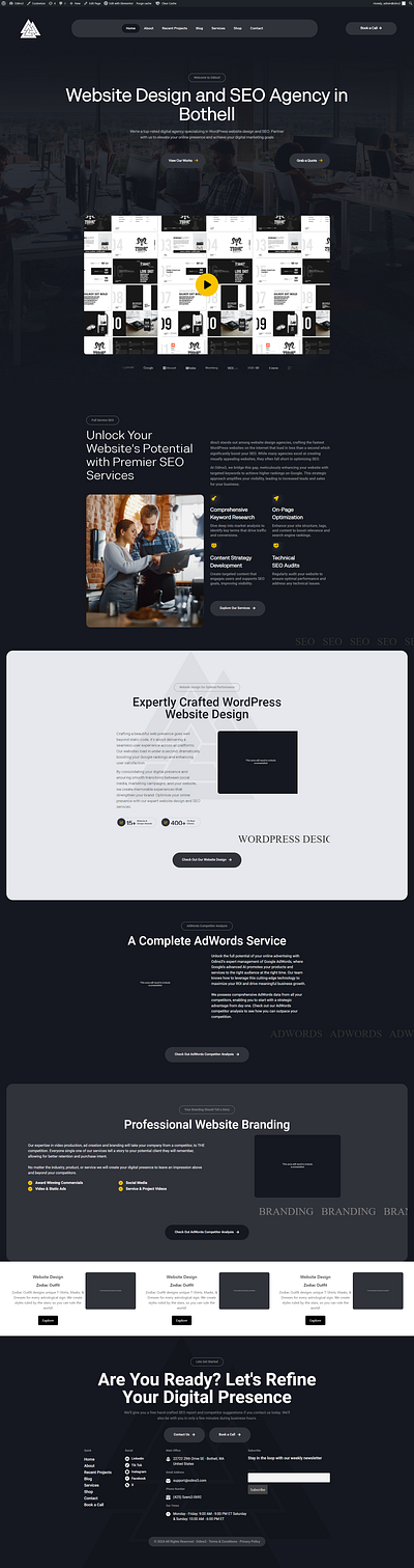 WordPress Website annimation css design elementor html website wordpress