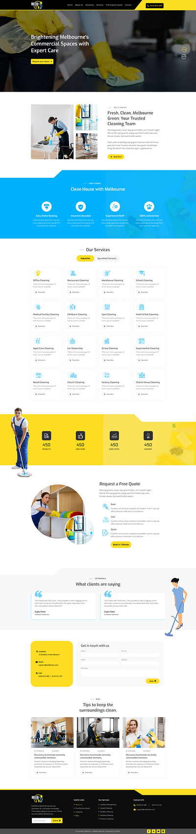 cleaning website design clean website design ui ui design uiux design web design website design