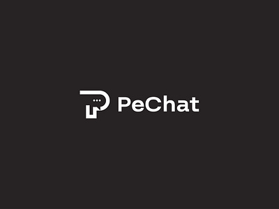 PeChat logo & animation animation chat logo creative letter logo letter logo design letter mark logo logo animation logo design logomark messaging logo minimal logo modern logo p letter pechat logo symbol