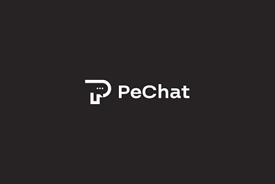 PeChat logo & animation animation chat logo creative letter logo letter logo design letter mark logo logo animation logo design logomark messaging logo minimal logo modern logo p letter pechat logo symbol