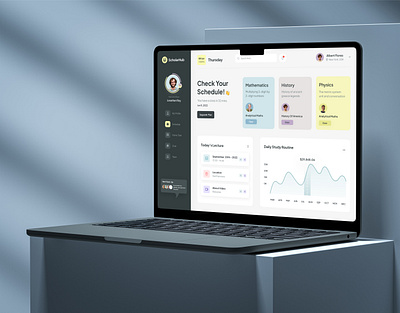 Dashboard UI/UX Design For LMS (Scholarhub) dashboard dashboard design dashboard ui design education dashboard edutech figma lms dashboard minimal dashboard saas saas dashboard ui uiux web design