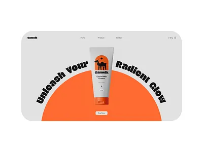 Camelk beauty product brand brand identity branding brandlogo camel concept art cream design graphic design logo milk minimal modern orange ui ui ux website