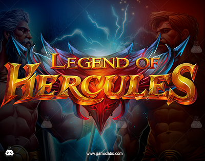 Legend of Hercules Slot Services - Heroic Slot Art by Gamix Labs 2d artwork animation game art services game characters game development gamix labs illustration slot slot art slot art services slot game services slot services slot theme