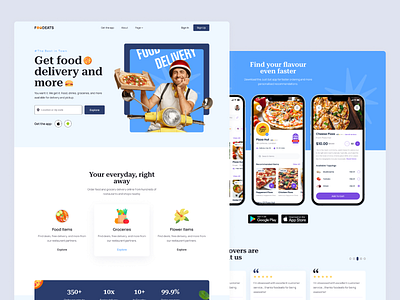 Foodeats - Food Delivery Landing Page figma food delivery food delivery landing page food delivery landing page ui food delivery website food delivery website design food delivery website ui food landing page food landing page ui food landing page ui ux food landing page ux food website food website ui landing page design landing page website design ui website design website landing page design website landing page design ui