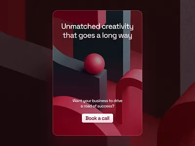 Call to action card UI ui web design