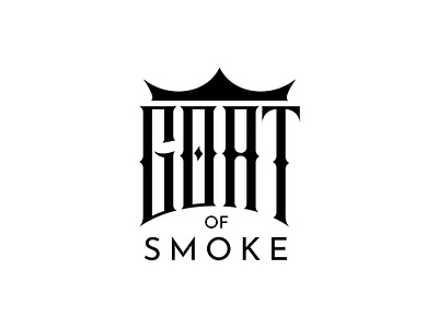 GOAT OF SMOKE brand identity branding crown goat lettering logo logomark logotype mark monogram typography wordmark