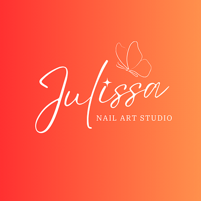 Julissa Nail Art Studio Logo Design adobe illustrator branding canva design design graphic design illustration logo logo design nail art log typography ui uiux ux vector vector graphic