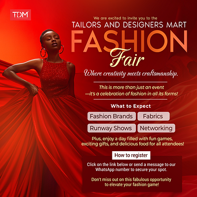 Fashion fair flyer