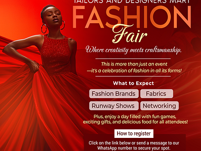 Fashion fair flyer