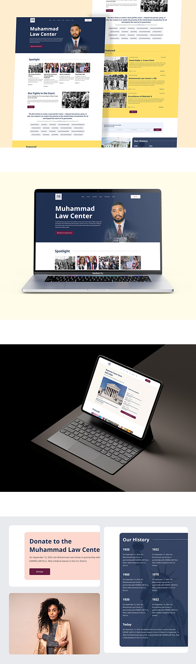 Website for Lawyers landing page law center lawyer legal advisor modern design ui ux webdesign
