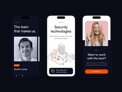 Lastmile — Mobile careers illustration mobile responsive tech technology ui ux