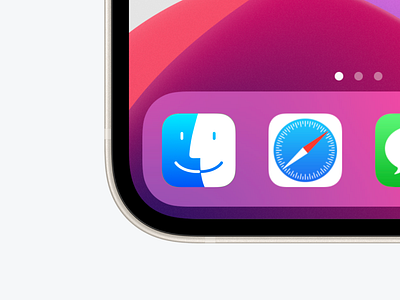 Finder on iOS app appicon design finder ios mac ui