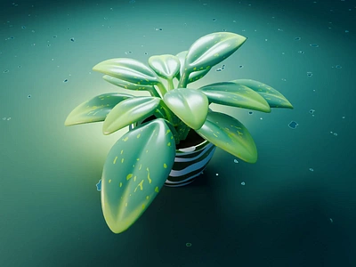 Plant Tutorial 3d blender diorama illustration plant render tutorial